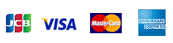 JCB / VISA / MasterCard / AMERICAN EXPRESS / Diners Club International / WebMoney