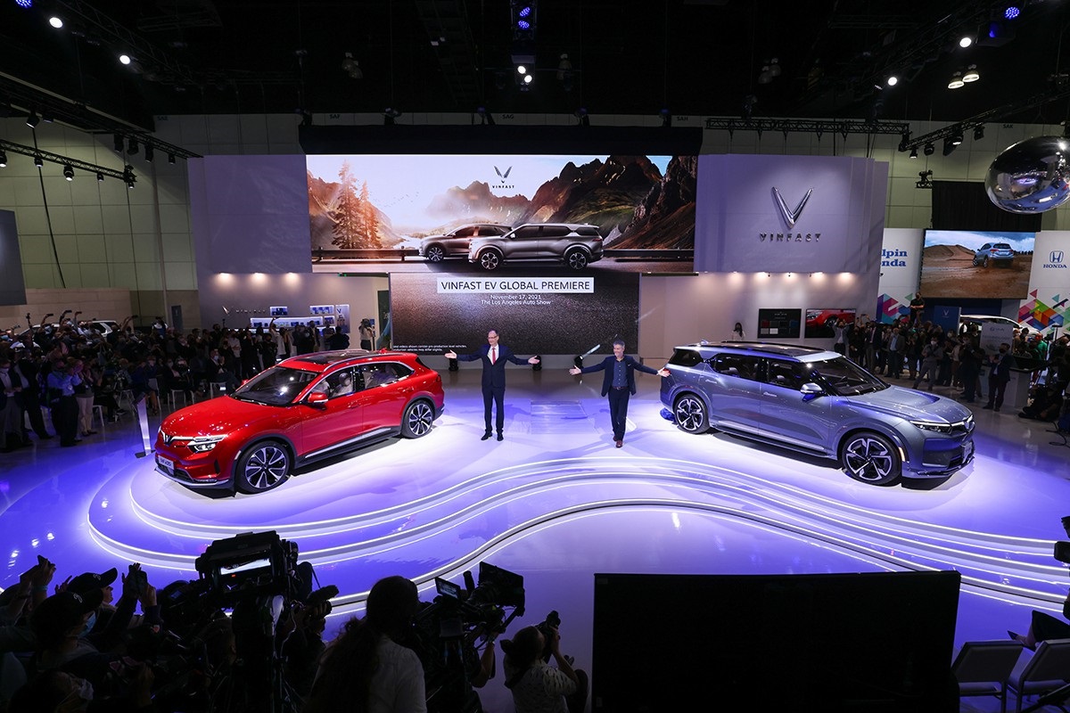 ビンファスト 米国で新型電気自動車2種をお披露目 ベトナム株情報